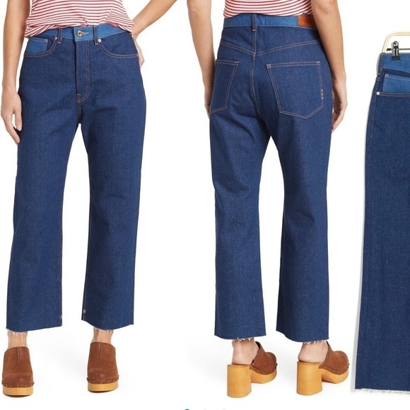 Scotch & Soda Extra Boyfriend Raw Crop Hem Jeans NWT​​​ - Picture 1 of 9